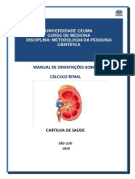 Manual Orientações Cálculo Renal