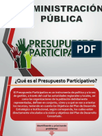 Presupuesto Participativo