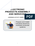 Electronic Products Assembly and Servicing