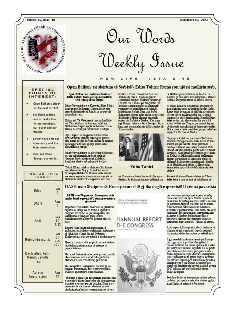 Newsletter Volume 12 Issue 40 | PDF