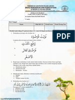 SDN 161 Rejang Lebong Penilaian Harian Pendidikan Agama Islam