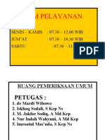 Jam Pelayanan Puskesmas