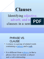CLAUSES (Linguistics)