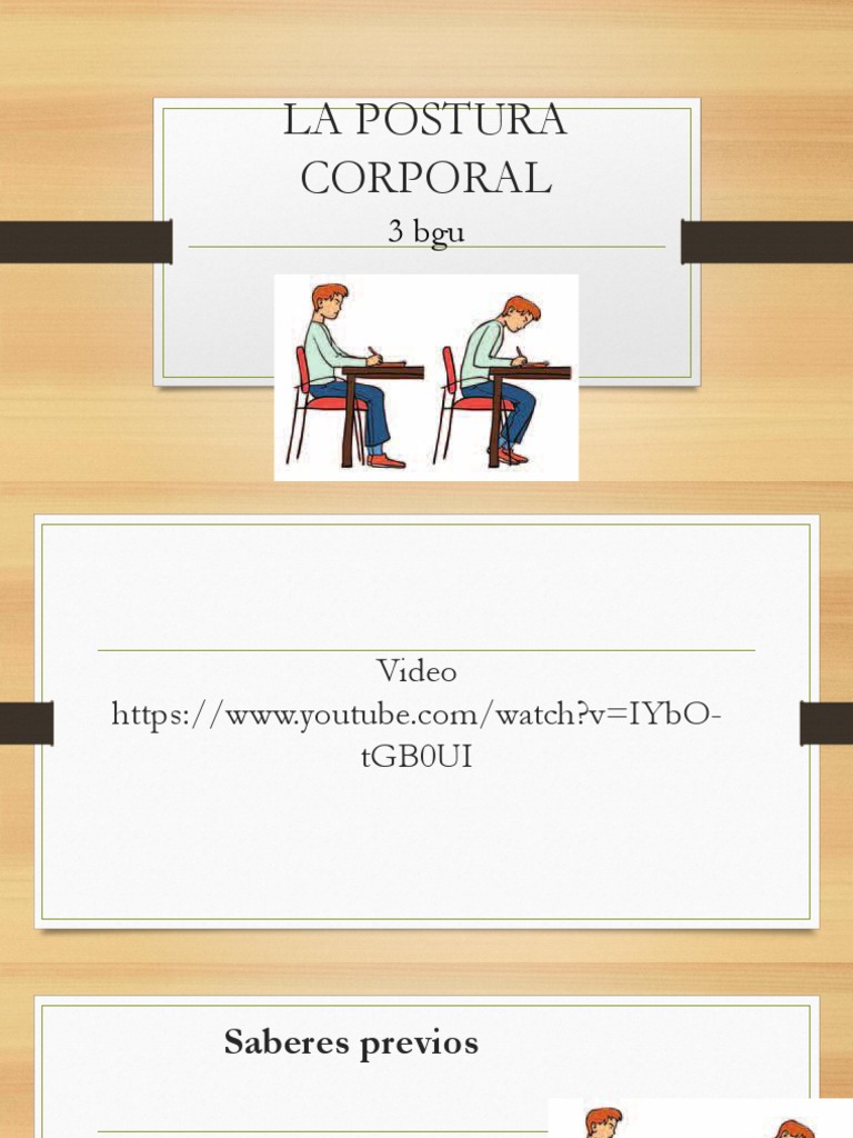Importancia de la Postura Corporal | PDF