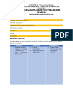 Formato reporte de exposición_DIDACTICA PEDAGOGICA GENERAL_5