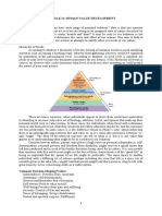 Module II Human Value Development