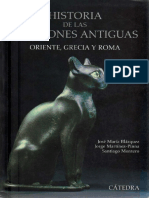 Historia de Las Religiones Antiguas; Oriente Grecia y Roma