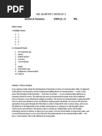 Mil Quarter 1 Module 3: Ganilyn D. Ponciano. Stem 12 - A Mil