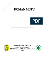 Pedoman Mutu: Puskesmas Cempaka Kota Banjarmasin Propinsi Kalimantan Selatan 2019