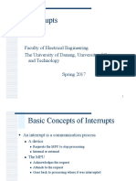 Interrupts: Faculty of Electrical Engineering The University of Danang, University of Science and Technology Spring 2017