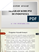 MATERI III Sejarah Korupsi