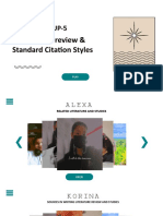 Group-5: Literature Review & Standard Citation Styles