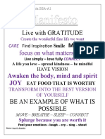 Manifesto: Live With GRATITUDE