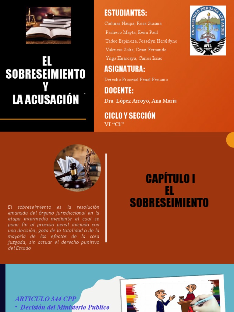El Sobreseimiento y La Acusación | PDF | Procedimiento Criminal ...