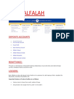 Bank Alfalah: Deposits Accounts