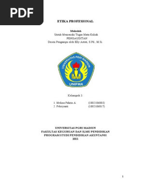Kelompok 3 Bab 4 Etika Profesional Pengauditan Pdf