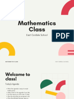 Colorful Geometric Mathematics Class Education Presentation