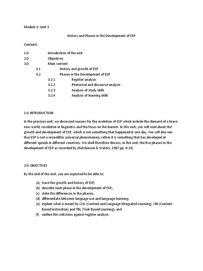 ESP Module 1 Unit 3 | PDF | Learning | Neuropsychological Assessment