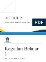 Modul 9 Bilangan Berpangkat Dan Logaritm