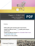 Chapter 4: PUBLIC GOODS: Public Economics 1 Yozi A Rahman