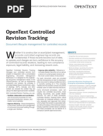 OpenText Controlled Revision Tracking