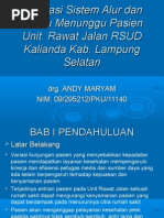 Download Evaluasi Sistem Alur Dan Waktu Menunggu Pasien Unit by ujangketul62 SN53793782 doc pdf