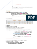 Relativ Pronomen Relativsatz Mit Festen Prep Genetiv Zu Infinitiv Um Zu Damit