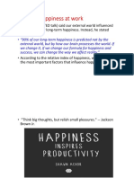 Defining Happiness at Work