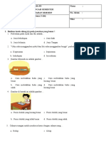 Soal Pts Kelas 1 Tema 2 Sub 3 Dan 4