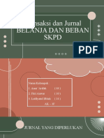 Kelompok 8 Asp Belanja Dan Beban SKPD