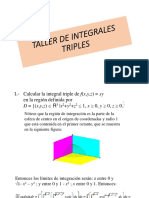 Taller de Integrales Triples