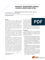 Disruptores Endocrinos. Composición Química