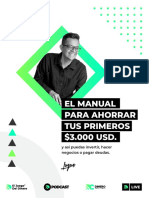 Manual Para Empezar a Ahorrar Desde Jovenes a Adultos