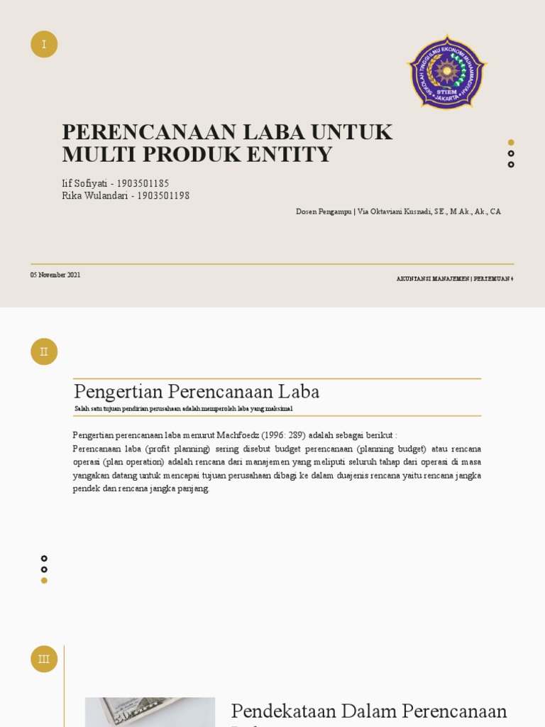 BEP Multi Produk | PDF