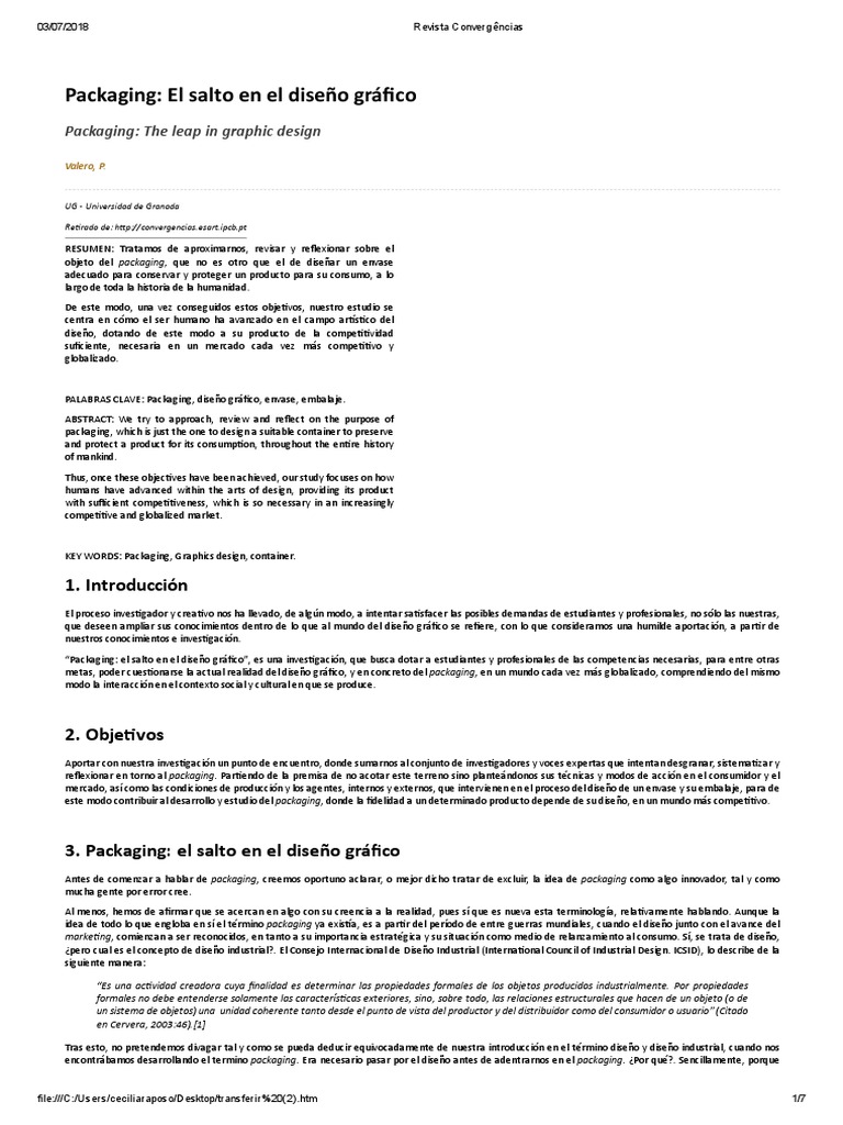 Packaging | PDF | Diseño | Mercado (economía)