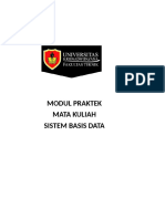 Pertemuan 3 Praktek Sistem Basis Data