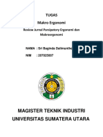 Tugas Sri BAginda Review Jurnal MAkroergonomi Dan Parsipatori Ergonomi