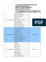 Jadwal Ukk MM 2019