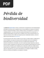 Pérdida de Biodiversidad - Wikipedia, La Enciclopedia Libre