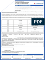 Segment Activation Request Form: Client Code For Broking Account: Client Name: Date