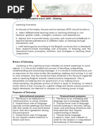 Chapter IV The Receptive Macro Skills