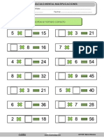 Calculo Mental Multiplicaciones 1