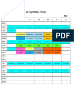 Weekly Schedule Planner