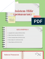 Subsistem Hilir (Pemasaran)