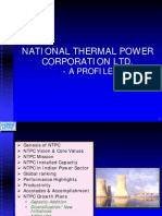 National Thermal Power Corporation LTD.: - A Profile