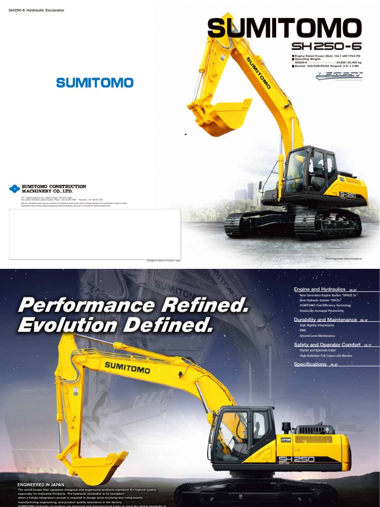 SUMITOMO SH250-6MH マテリアル SUMITOMO SH250-6MH マテリアル Sumitomo SH250-6 | AB Equipment