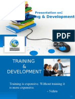 Training & Development: Presentation On