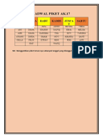 Jadwal Piket Ak 2-1