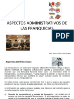 Aspectos Administrativos de Las Franquicias
