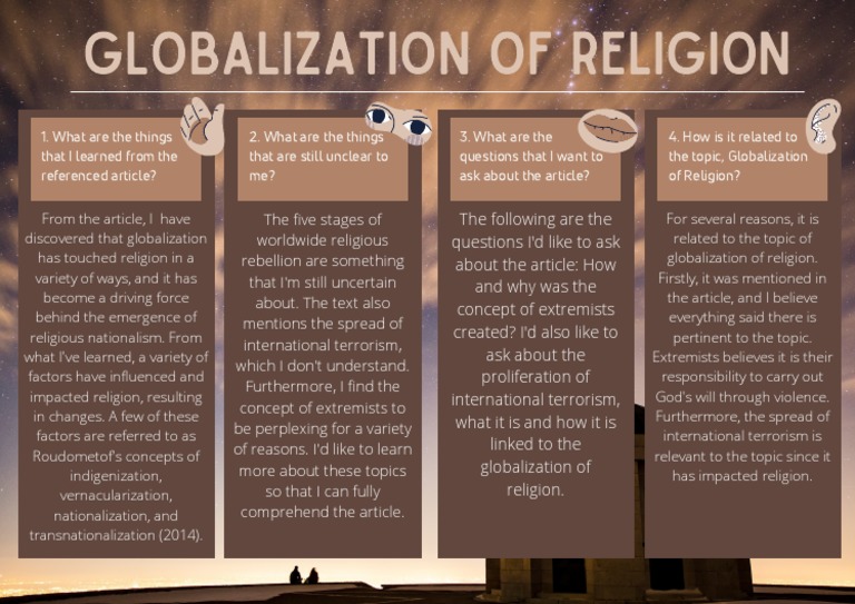 Globalization of Religion | PDF | Globalization